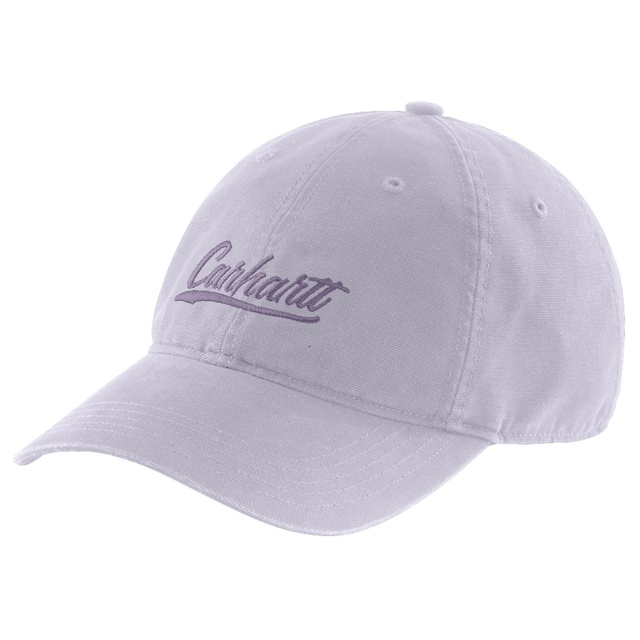 Casquette en toile avec écriture scripte pour femmes, Carhartt Front_Angled_Left