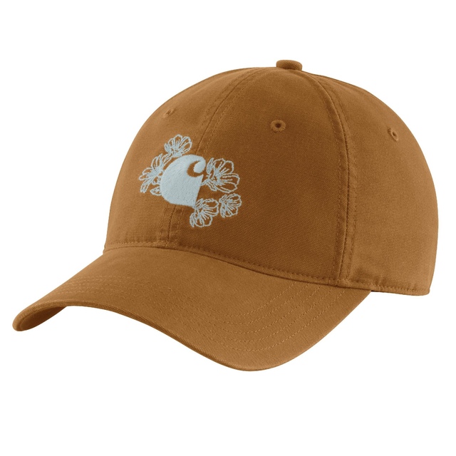 Casquette en toile à graphique floral pour femmes, Carhartt