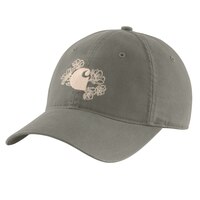 Carhartt Women's Canvas Floral Graphic Cap Front_Angled_Left