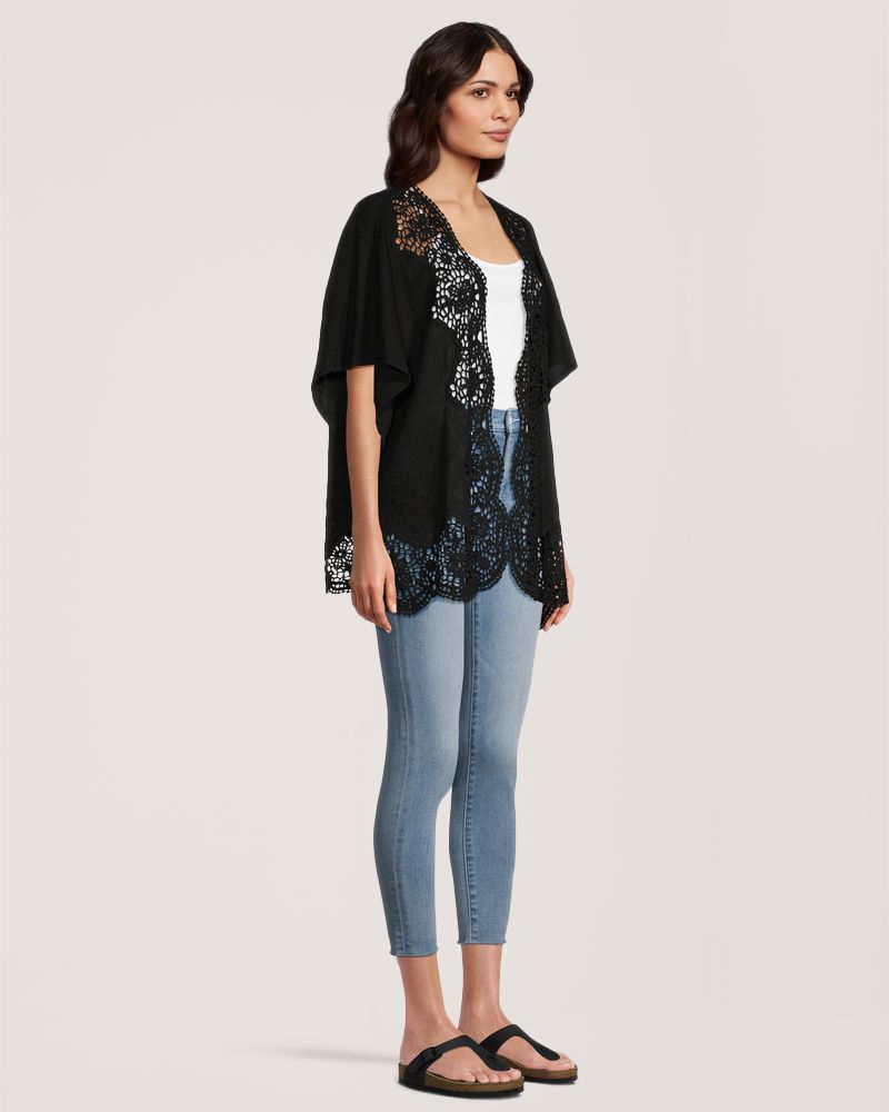 Denver Hayes Women's Lace Edge Ruana