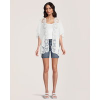 Denver Hayes Women's Lace Edge Ruana