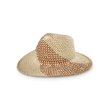 Chapeau en paille à motif tressé pour femmes, Denver Hayes Front_Three_Fourths_Angled_Left