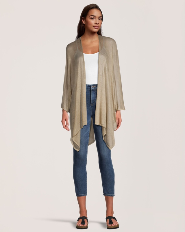 Foulard de style ruana en tricot fin pour femmes, Denver Hayes