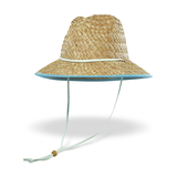 Chapeau de sauveteuse en paille pour femmes, FarWest Front_Three_Fourths_Angled_Left
