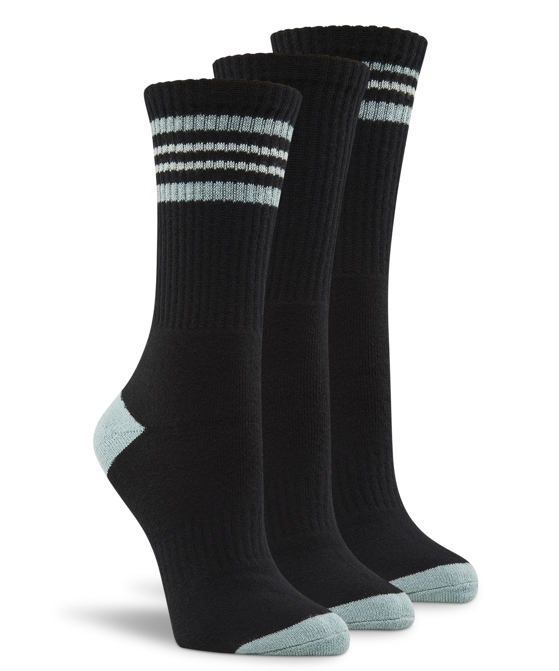 Shambhala Women's Quad Comfort FRESHTECH® Sport Crew Socks, 3 Pack