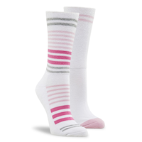 Chaussettes sans compression pour femmes, Wel-max, paquet de 2 paires Front_Three_Fourths_Angled_Right
