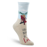 Mi-chaussettes à motifs pour femmes, Denver Hayes Front_Three_Fourths_Angled_Right
