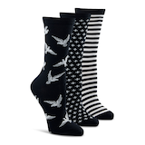 Denver Hayes Women'sCrew Cut Socks, 3 Pack Front_Three_Fourths_Angled_Right