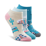 Denver Hayes Women's Low Cut Socks, 3 Pack Front_Three_Fourths_Angled_Right