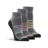 Shambhala Women's Dri-Wear Low Cut Socks, 3 Pack Front_Three_Fourths_Angled_Right