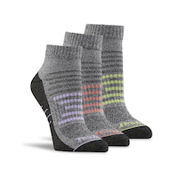 Chaussettes basses pour femmes, driWear, Shambhala, paquet de 3&nbsp;paires Front_Three_Fourths_Angled_Right