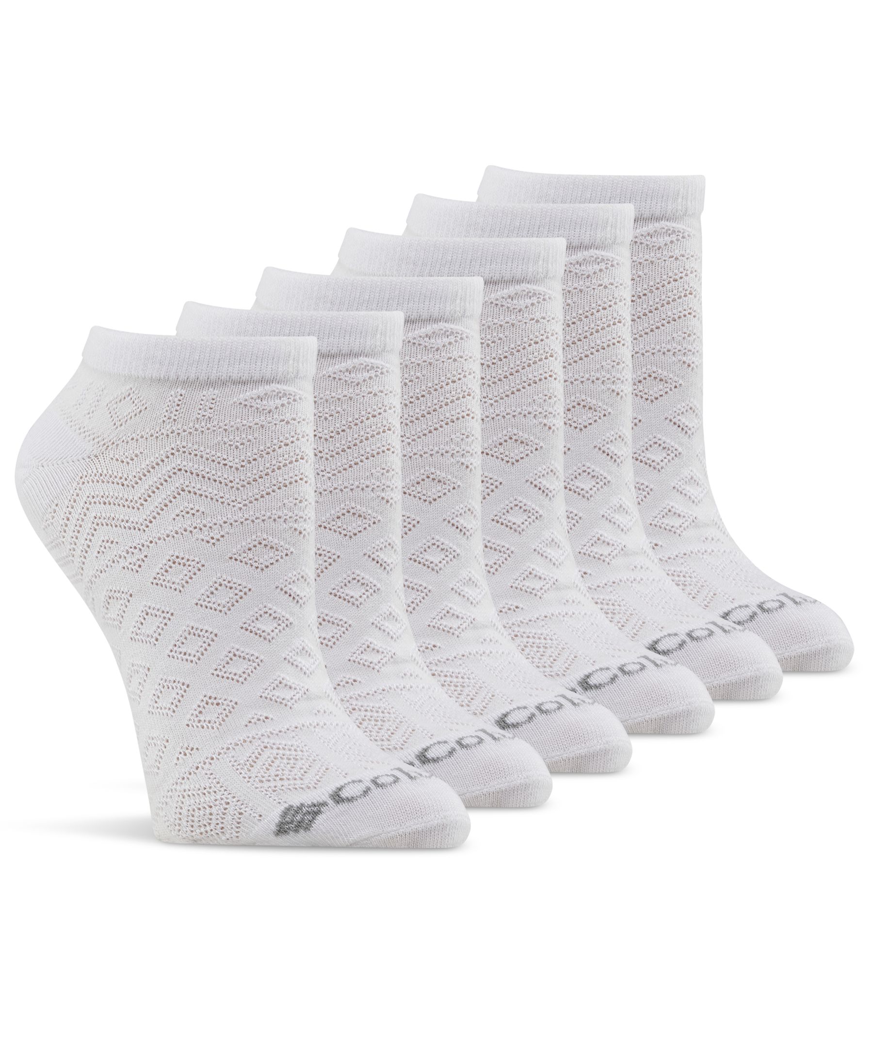 Columbia Women's Pattern Mesh No Show Socks, 6 Pack