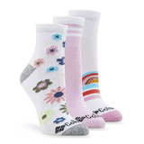 Columbia Women's Happier Outdoors Quarter Height Socks, 3 Pack Front_Three_Fourths_Angled_Right