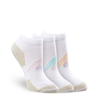 Chaussettes basses pour femmes, paquet de 3 paires, Extreme Athletic, Copper Sole Front_Three_Fourths_Angled_Right