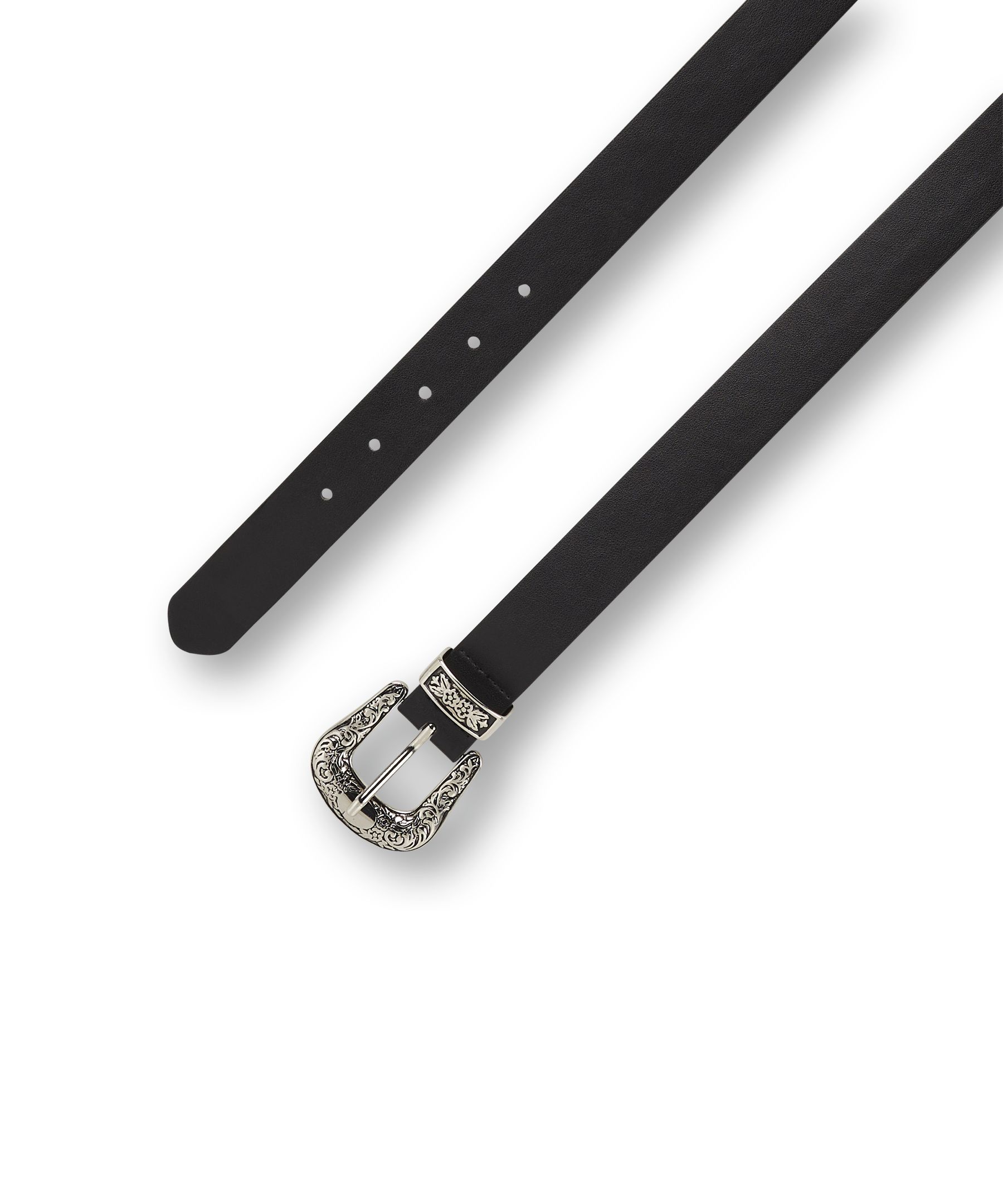 Ceinture en cuir de 1&nbsp;pouce avec boucle en 2&nbsp;pièces pour femmes, Denver Hayes