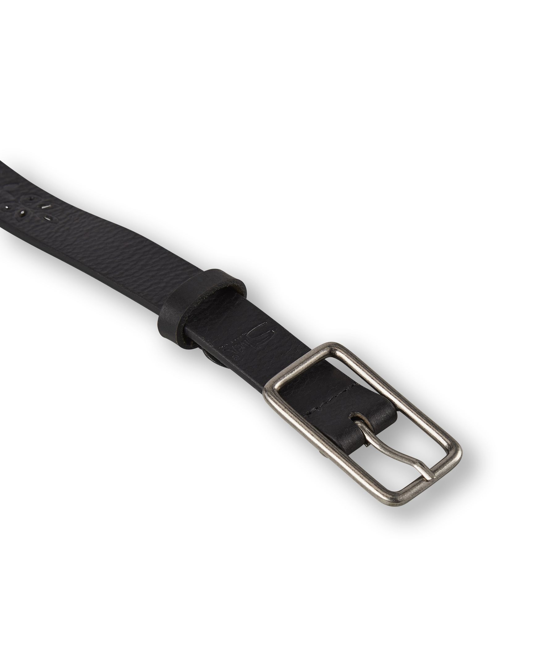 Ceinture de 25&nbsp;mm en relief et à barre centrale pour femmes, Silver