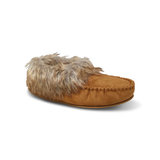 Pantoufles bordées de fausse fourrure pour femmes, WindRiver Front_Three_Fourths_Angled_Right