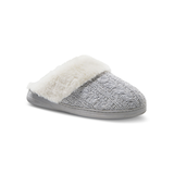 Denver Hayes Women's Chenille Cable Knit Slippers Front_Three_Fourths_Angled_Right