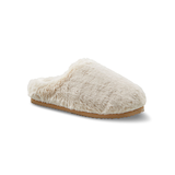 Denver Hayes Women's Faux Fur Mule Slippers Front_Three_Fourths_Angled_Right