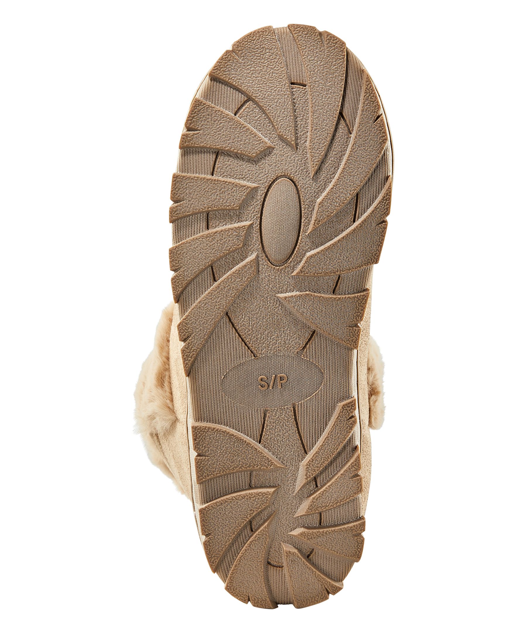 Pantoufles bottillon à enfiler en microsuède pour femmes, Denver Hayes