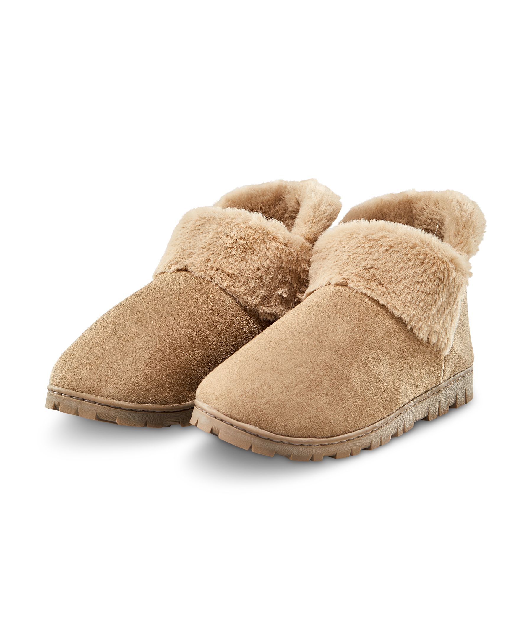 Pantoufles bottillon à enfiler en microsuède pour femmes, Denver Hayes