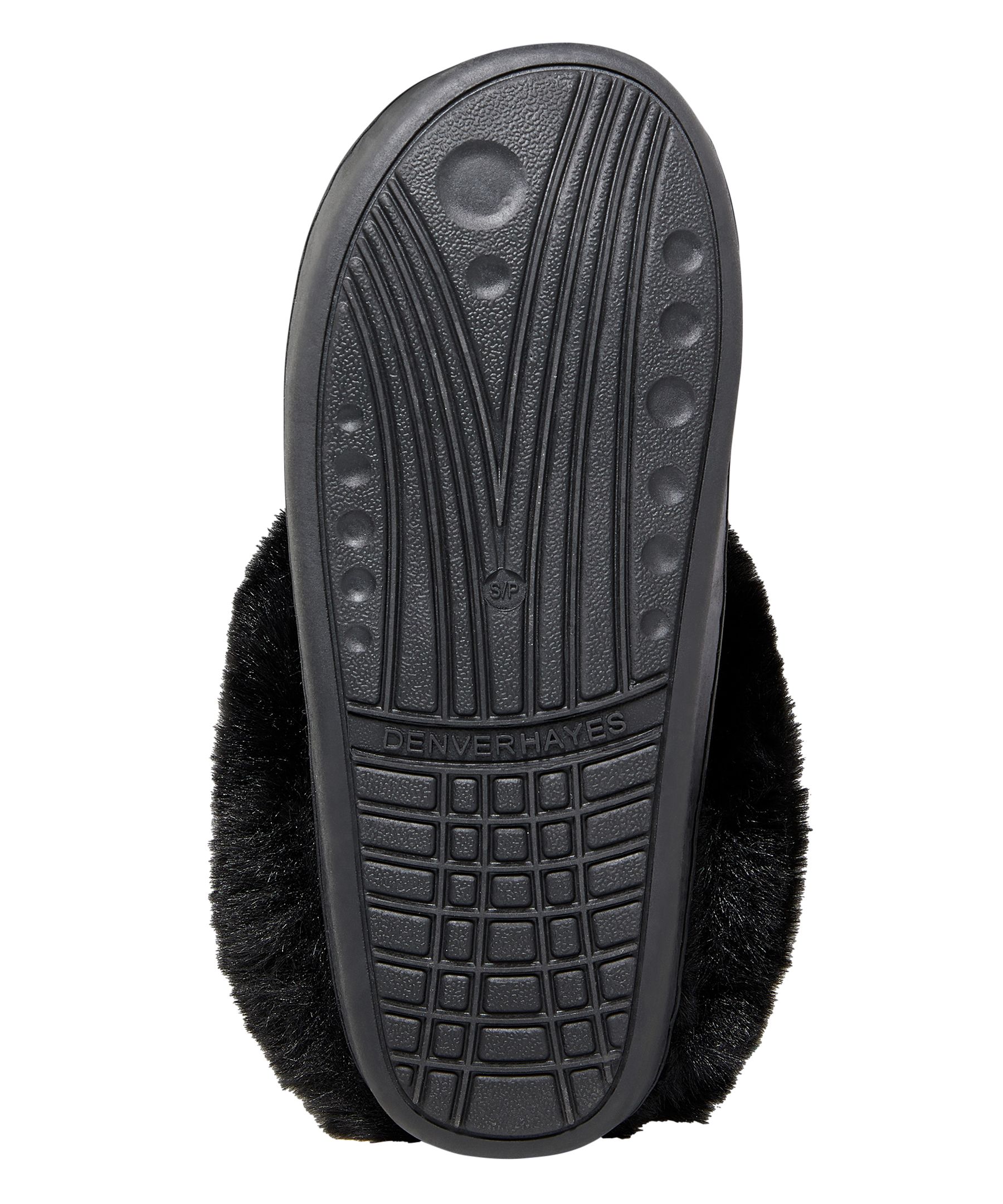 Pantoufles en tricot de style nordique et en fausse fourrure pour femmes, Denver Hayes