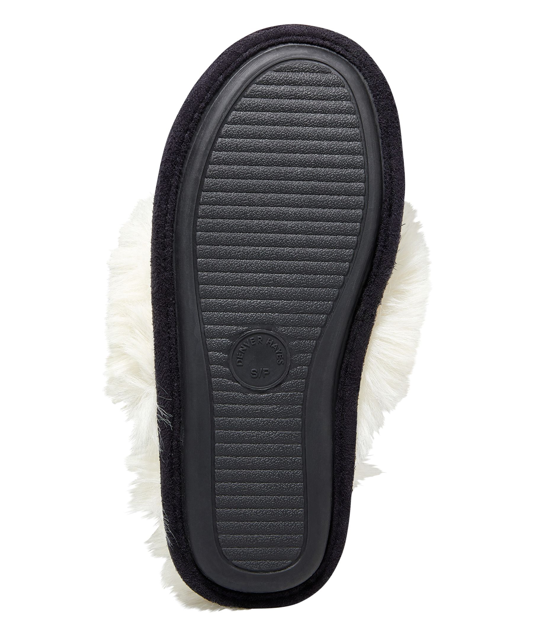 Pantoufles en tricot et fausse fourrure de style nordique pour femmes, Denver Hayes