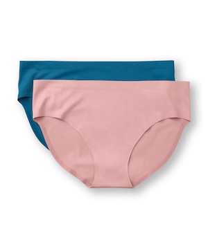 Culotte taille basse invisible extensible dans 4 sens pour femmes, Denver Hayes, paquet de 2