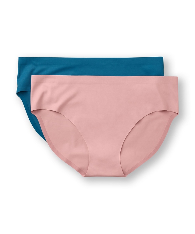 Culotte taille basse invisible extensible dans 4 sens pour femmes, Denver Hayes, paquet de 2