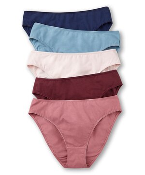 Denver Hayes Women's 5-pack Cotton Stretch Hi-Cut Underwear