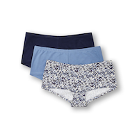 Denver Hayes Women's Cotton Stretch Boy-Short Underwear, 3 Pack Front_Flat