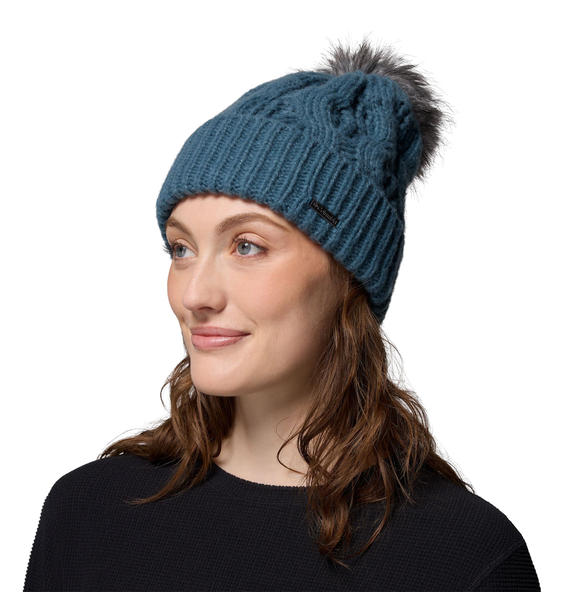 Columbia Boundless Days Cable Knit Pom Toque