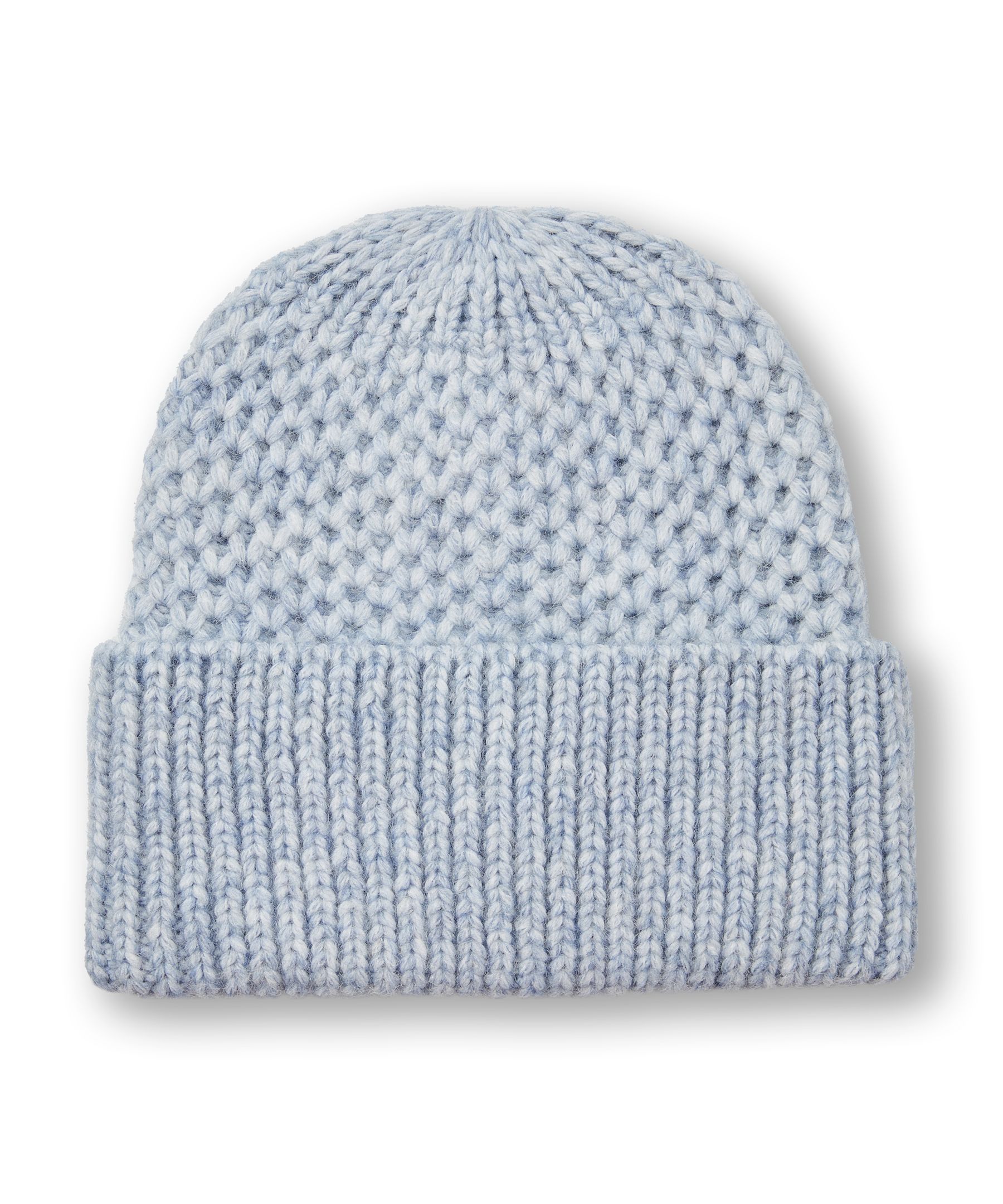 Bonnet En Tricot Gaufré Pour Homme Et Femme - Doux, Extensible, Revers Pliable - Pour Automne, Hiver, Début Printemps