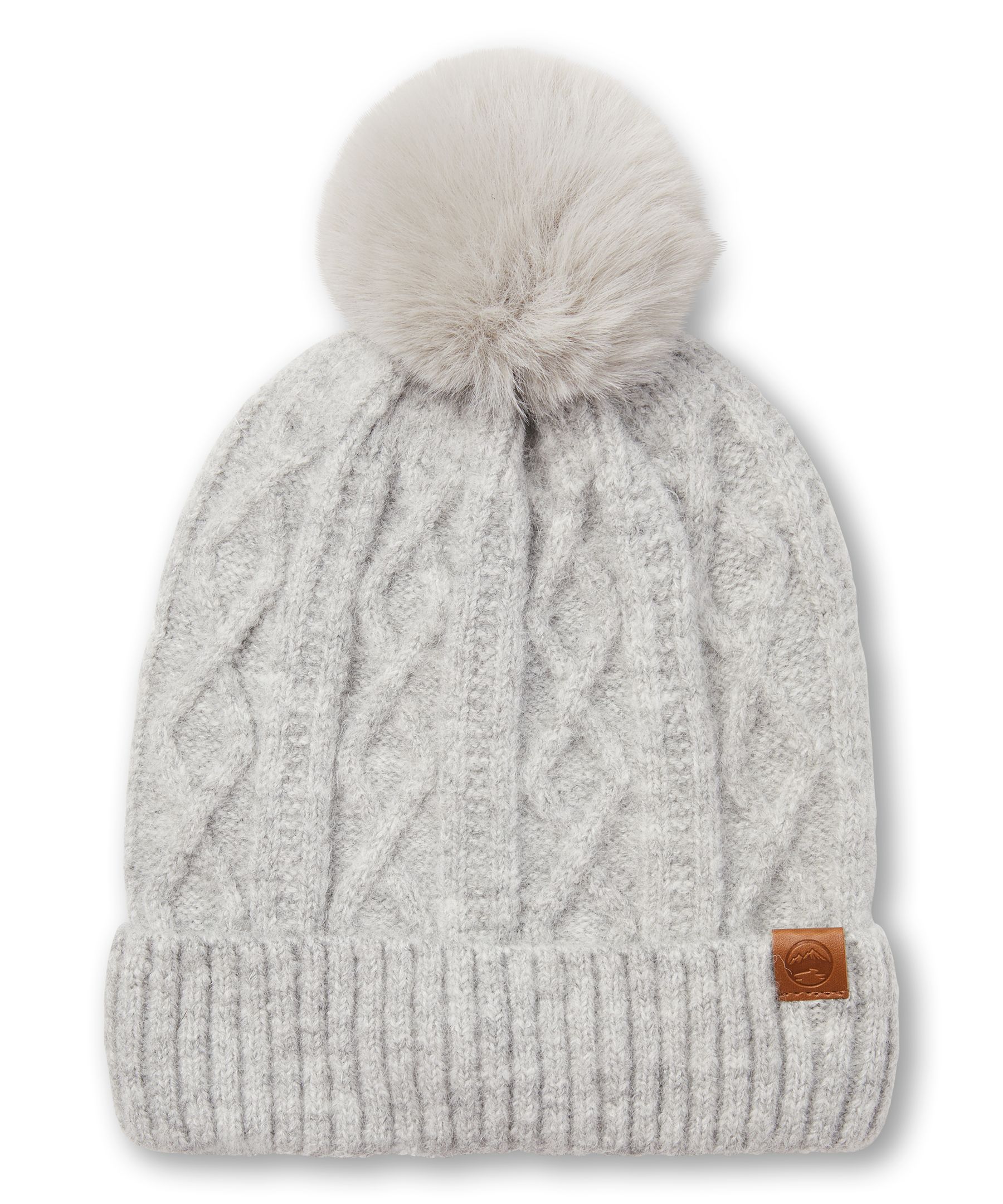 Tuque à revers et à pompon pour femmes, Heritage, WindRiver