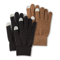 Gants texturés magiques avec I-Touch pour femmes, Denver Hayes, paquet de 2