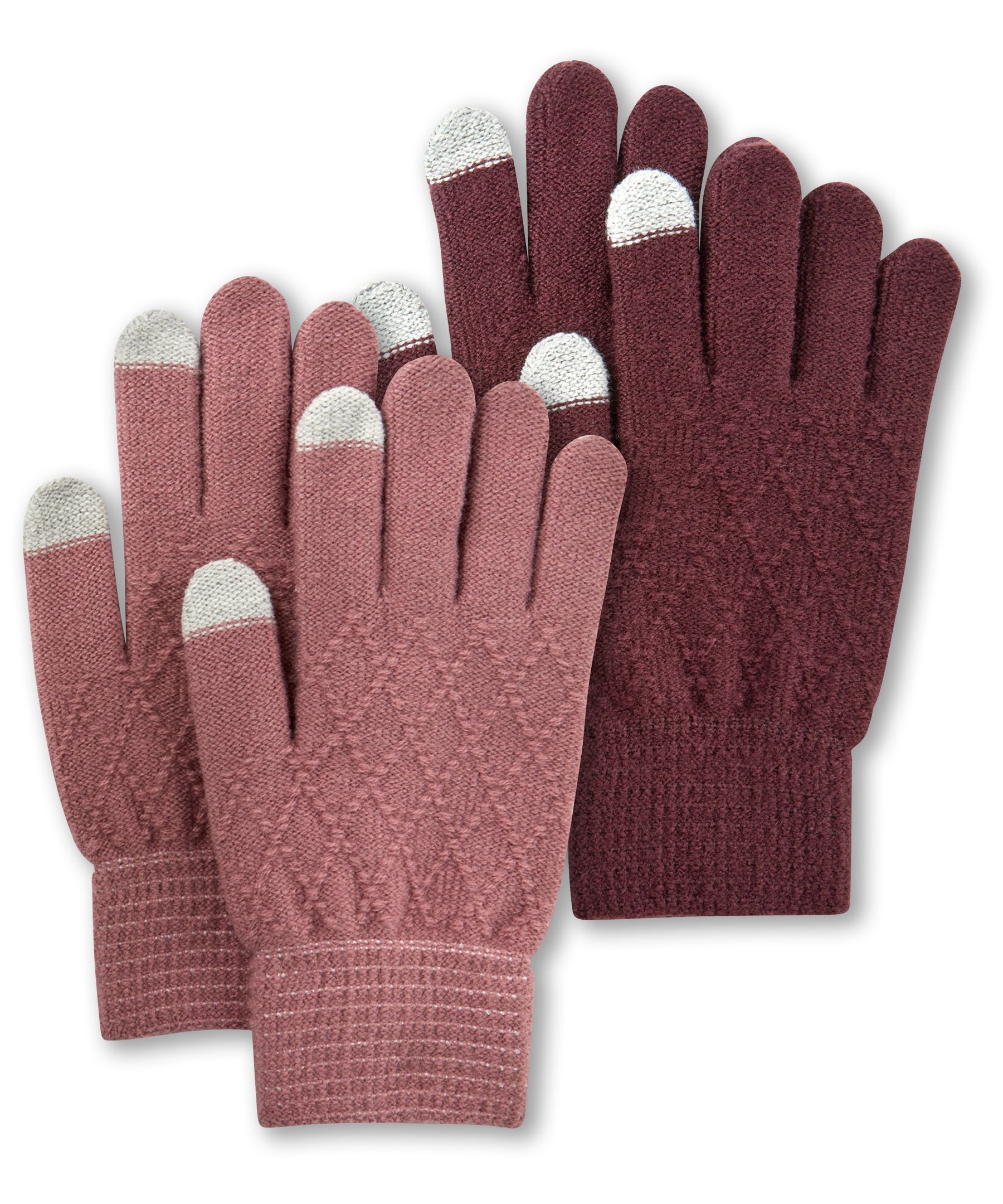 Gants texturés magiques avec I-Touch pour femmes, Denver Hayes, paquet de 2