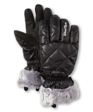 Gants à revers en fausse fourrure avec T-MAXMD pour femmes, WindRiver