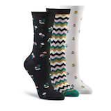 Chaussettes en bambou pour femmes, paquet de 3&nbsp;paires, Denver Hayes Front_Three_Fourths_Angled_Right