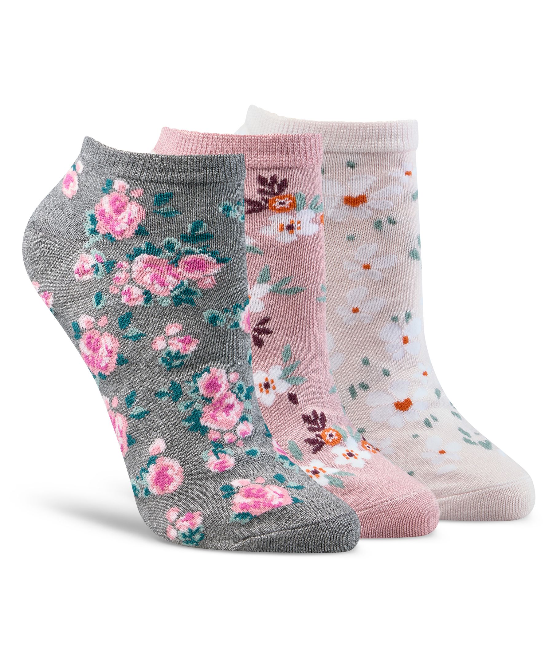 Denver Hayes Women's 3 Pack Bamboo Low Cut Socks