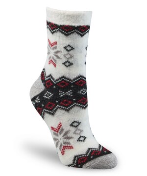 Chaussettes à motif de flocons de neige pour femmes BOGO, Heritage, WindRiver