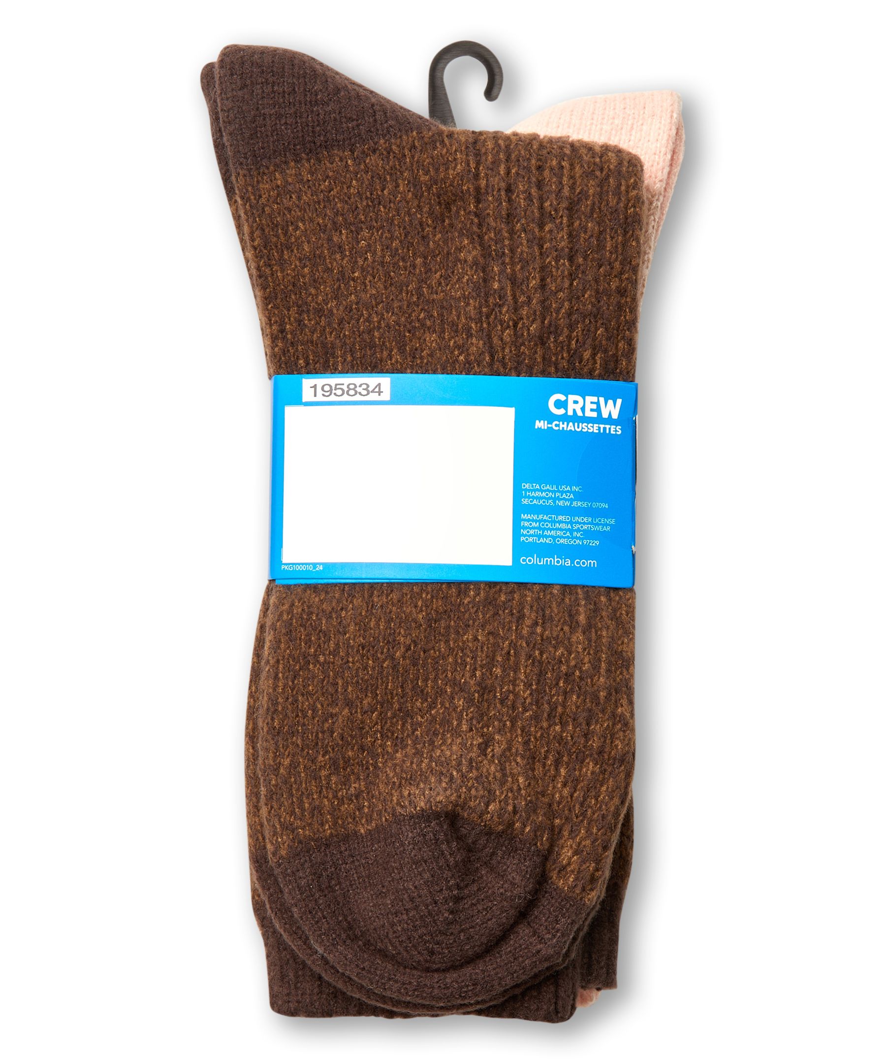 Chaussettes en tricot côtelé ultradoux de Columbia pour femmes, paquet de 2&nbsp;paires