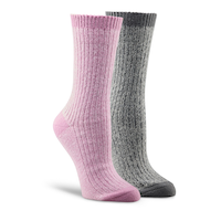 Columbia Women's 2-Pack Super Soft Rib Crew Sock