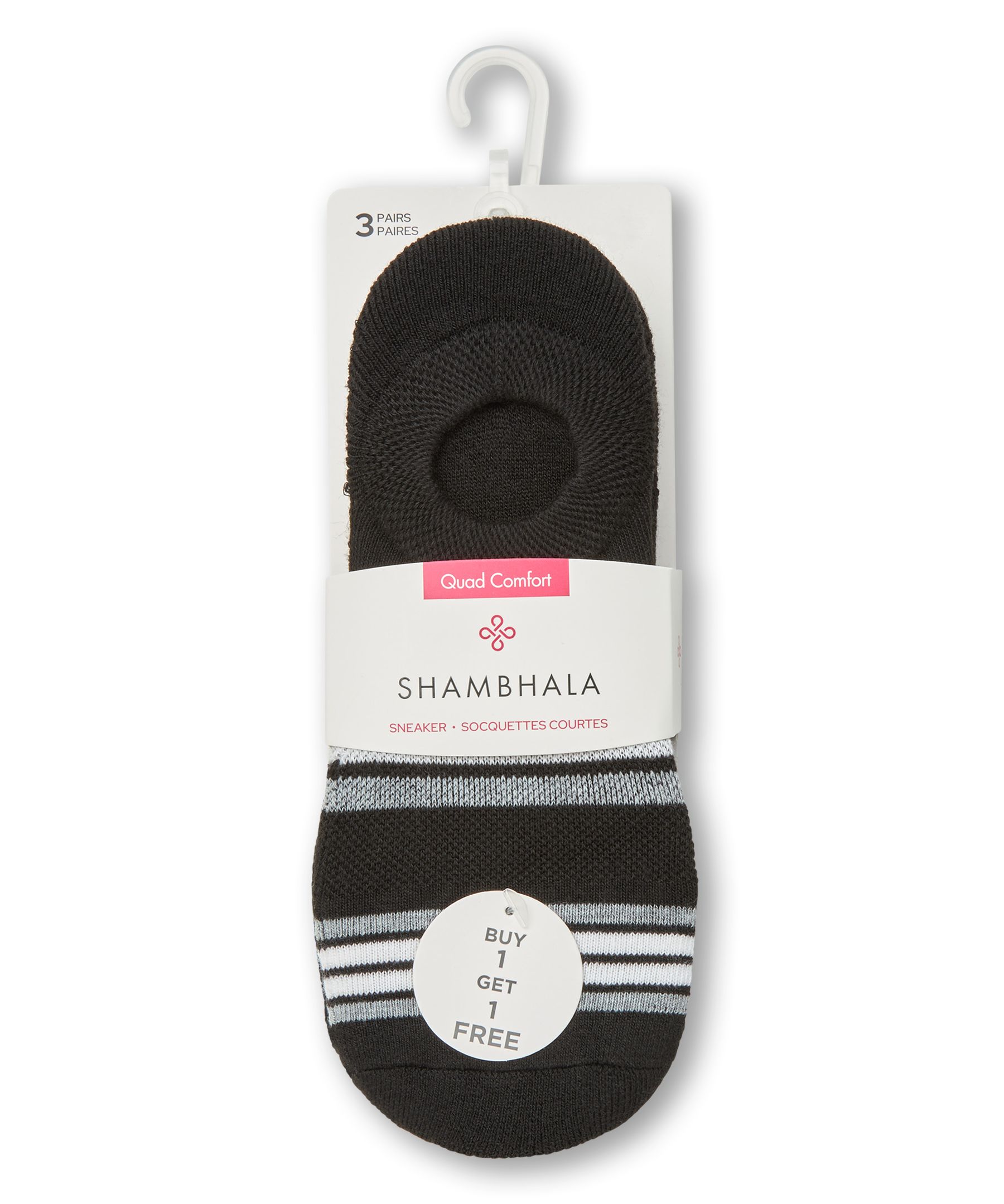 Chaussettes pour chaussures de sport avec Freshtech pour femmes, Shambhala, paquet de 3&nbsp;paires