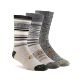Chaussettes isothermes T-MAX à motif pour femmes, paquet de 3 paires, Copper Sole Front_Three_Fourths_Angled_Right