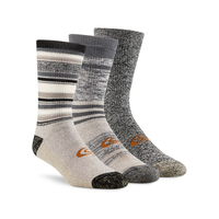 Copper Sole Women's 3 Pack T-Max Thermal Pattern Socks Front_Three_Fourths_Angled_Right