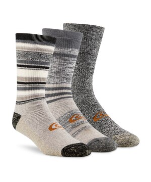 Chaussettes isothermes T-MAX à motif pour femmes, paquet de 3 paires, Copper Sole