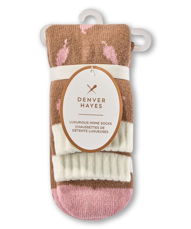 Denver Hayes Women's Knit Mid Crew Socks Marks