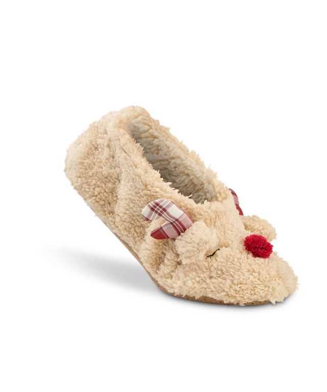 Denver Hayes Women's Sherpa Critter Sherpa Lined Home Socks Marks