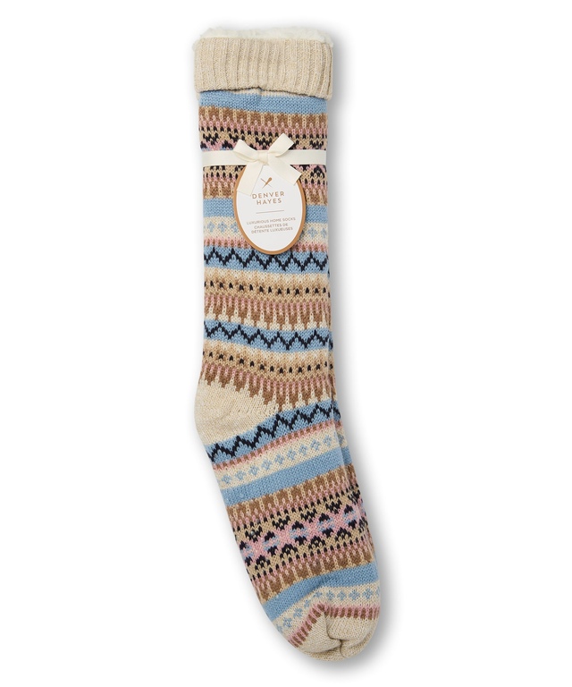 Chaussettes de détente de Denver Hayes à doublure en sherpa pour femmes