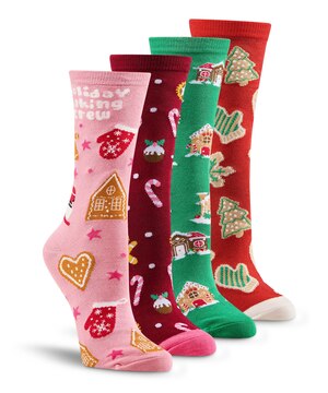 Boîte cadeau de chaussettes en bambou pour femmes, 4&nbsp;paires, Denver Hayes